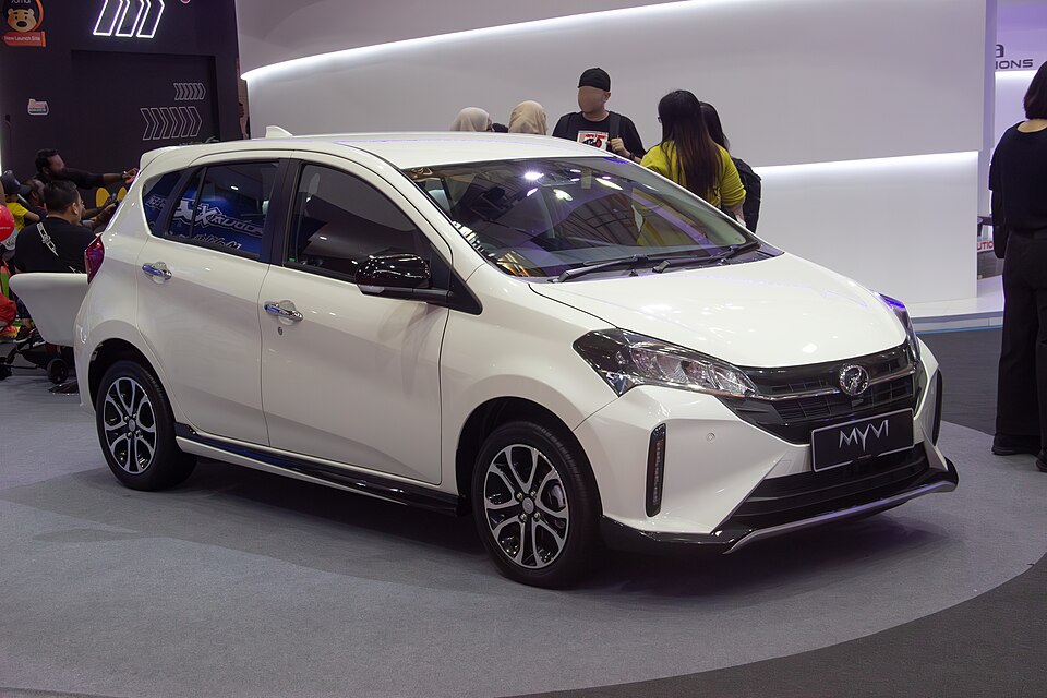 Hdbdp4 · CC BY 4.0 · Wikimedia Commons Perodua Myvi M800 facelift exterior